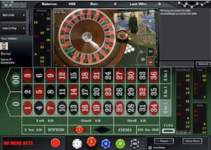 5Dimes Live Roulette