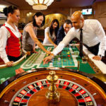 Roulette Table and Wheel